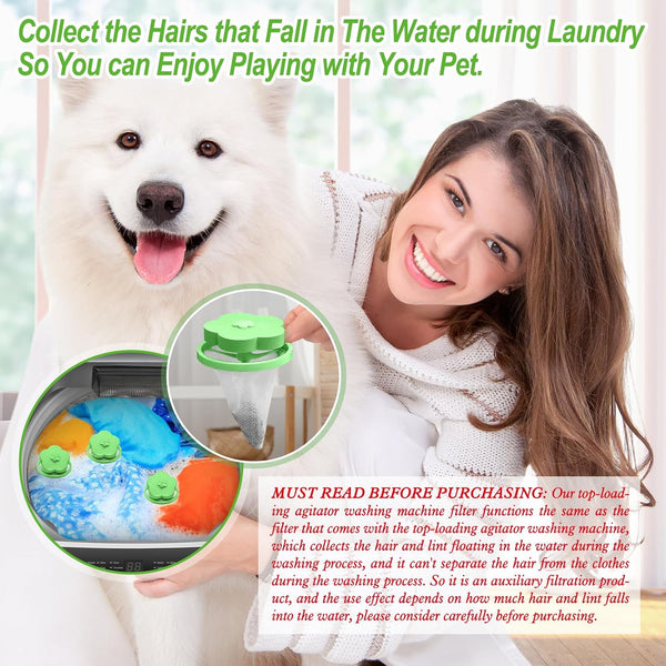 Lint Catcher for Laundry,Pet Hair Remover for Laundry,Washing Machine Floating Lint Mesh Bag,Reusable Household Hair Filter Washer Lint Trap Net