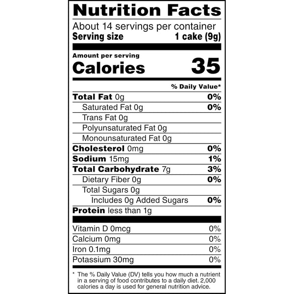 Quaker Large Rice Cakes, Lightly Salted, Gluten Free, 100% Whole Grains, 4.47 Oz, Pack of 6 Lightly Salted 4.47 Ounce (Pack of 6)