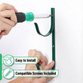 UNCO Pool Pole Hanger - 2 Pack, Pool Equipment Hooks for Poles and Hose, Accessories 2 Pack Green