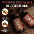 Viking Revolution Beard Wash & Beard Conditioner Set with Argan & Jojoba Oils - Softens and Strengthens - Natural Sandalwood Scent - Beard Shampoo