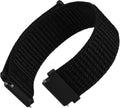 WOCCI 22Mm Adjustable Nylon Watch Band, Quick Release Sport Loop Strap (Black)