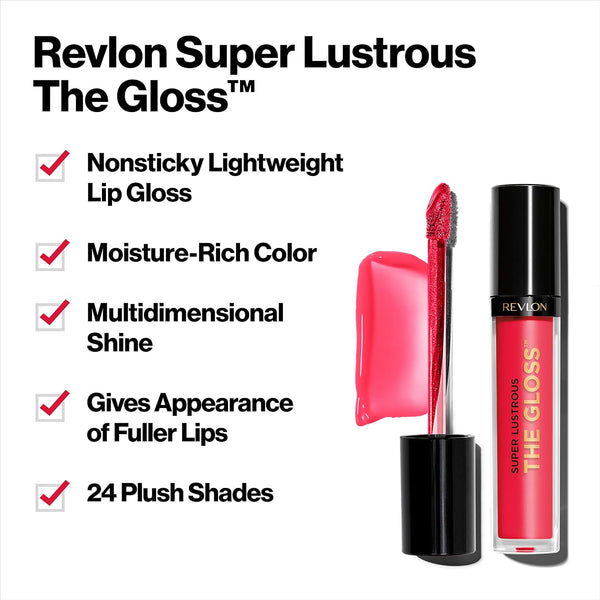 Revlon Super Lustrous The Gloss, 215 Super Natural, 0.13 oz 0.13 Fl Oz (Pack of 1) 215 Super Natural