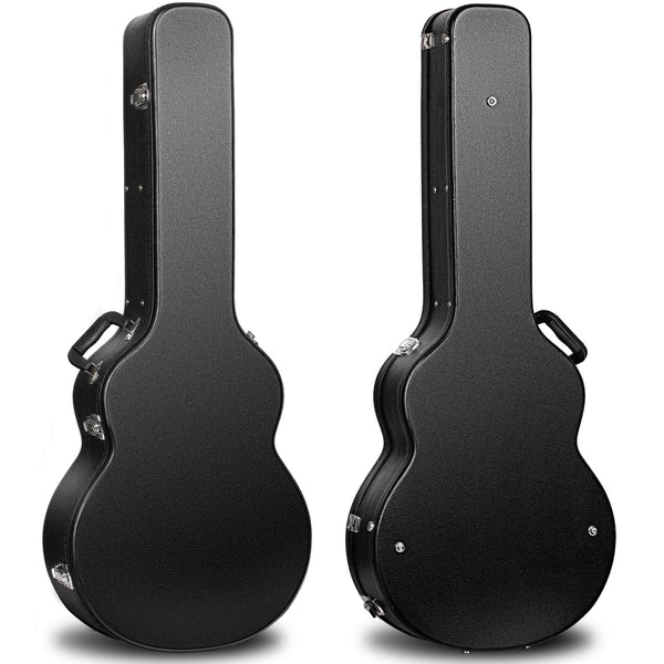 CAHAYA Guitar Cases Hard Shell for Acoustic Guitars 42 Inch Acoustic Guitar Hard Shell Case with Key Anti-shock Waterproof Travel Guitar Bag for