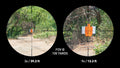 Monstrum 3-9x32 Rifle Scope with Rangefinder Reticle and Medium Profile Scope Rings | Black