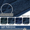 BEQHAUSE Dirt Trapper Door Mat 20" x 32", Doormat Non-Slip, Navy Blue | Entryway Rugs Washable, Dog Door Mat Stain Resistant and Absorbent Welcome