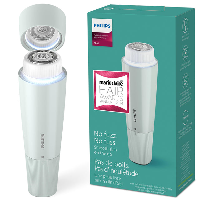 Philips Beauty Series 5000 Electric Shaver and Personal Groomer for Women, Cordl