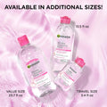 Garnier Micellar Water, Hydrating Facial Cleanser & Makeup Remover, Suitable for Sensitive Skin, Vegan, Cruelty Free, 13.5 Fl Oz (400Ml), 1 Count