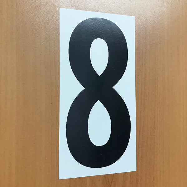 3 inch, Vinyl Numbers Stickers, Stick On Numbers - Black Numbers, 200 PCS | 0-9 Stickers, Waterproof, Peel and Stick 3 x 1.5 inches Black Numbers