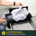 Pet Zone Self Cleaning Automatic Cat Litter Box - Smart Scoop Cat Litter Box with 6 Bags & Carbon Filter for up to Two Cats 6-16 Pounds