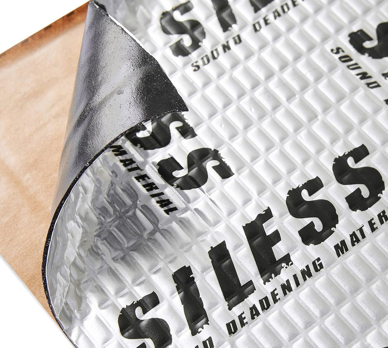 Siless 80 mil 5 sqft Car Sound Deadening mat - Butyl Automotive Sound Deadener - Noise Insulation and Vibration Dampening Material