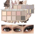 Sulily 10 Colors Eyeshadow Palette Matte Naked Eye Shadow Makeup,High Pigmented, Naturing-Looking, Ultra-Blendable,Long Lasting High Pigment Nude
