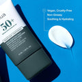 Anua Heartleaf Silky Moisture Mild Sunscreen, Broad Spectrum SPF 50+ with Moisturizing Formula, Lightweight Korean Sunscreen, Natural Finish,
