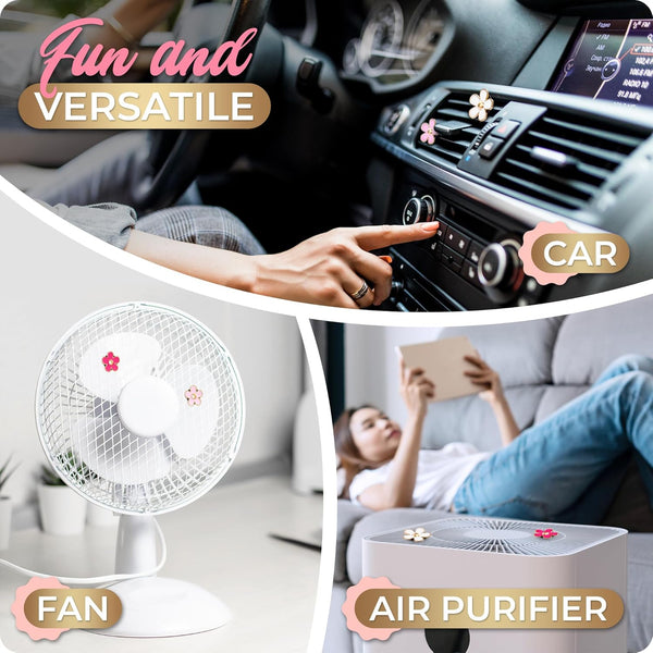 Girl Car Accessories, Air Freshener Car, Pink Car Decor for Teens, Women, Cute Car Vent Clips Stuff, Car Decorations Interior Aesthetic