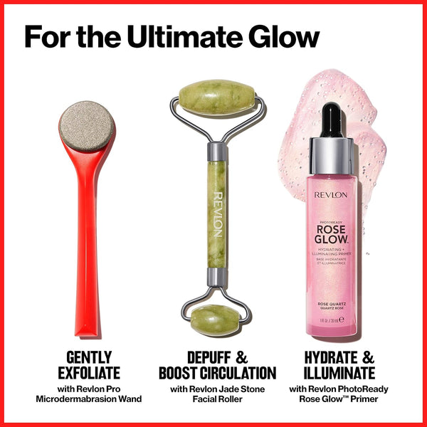 Revlon Microdermabrasion Wand, Gently Exfoliate Skin with Real Diamond Grit, 1 Count