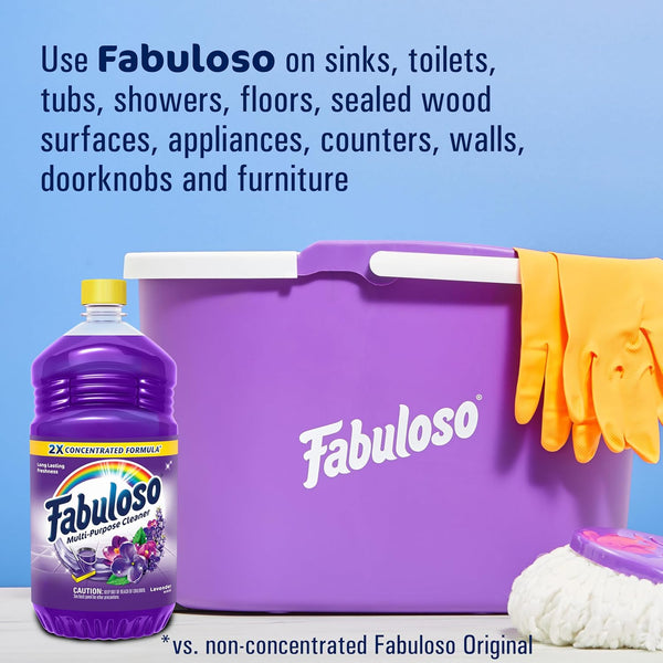 Fabuloso All-Purpose Cleaner, Lavender - 33.8 Fluid Ounce
