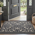 DEXI Front Door Mat Indoor Entryway 20x32 Inside Entrance Doormat Dark Gray | Non Slip Low Profile Thin Washable Welcome Entry Mats for House