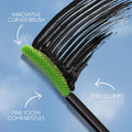 COVERGIRL Clump Crusher Water Resistant Mascara, Very Black, 0.44 Fl Oz, Volume Mascara, Clump-Free Lengthening Formula, Double-Sided Fine Tooth