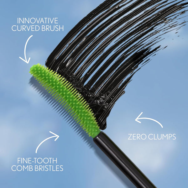 COVERGIRL Clump Crusher Water Resistant Mascara, Very Black, 0.44 Fl Oz, Volume Mascara, Clump-Free Lengthening Formula, Double-Sided Fine Tooth
