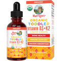 Maryruth Organics Vitamin D3 | Vitamin K2 | Vitamin D3 K2 Drops | K2 D3 Vitamin Liquid Supplement for Toddlers | Kids Supplement for Calcium
