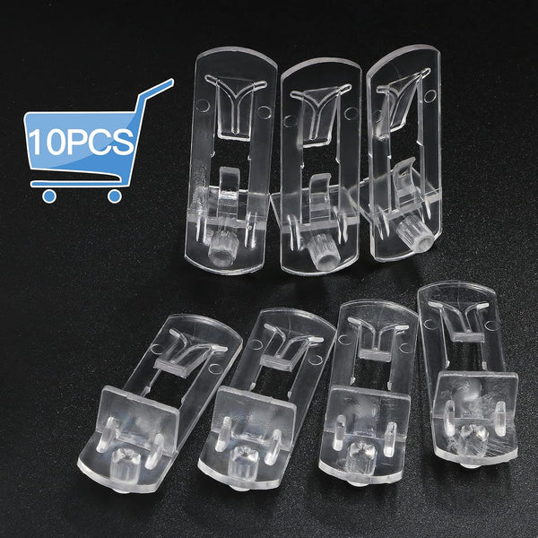 10pcs Locking Shelf Pins – 5mm Cabinet Shelf Pegs, Clear Plastic Shelf Clips for 5/8" Thick Board 10 5mm Pins, Fit 5/8" Thick Boards