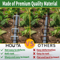 50 Pack Landscape Staples 4 Inch 12 Gauge Garden Stakes Galvanized Garden Staples Pins Anti-Rust Ground Stakes for Weed Barrier, Irrigation