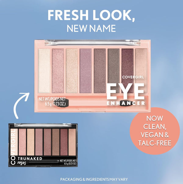 COVERGIRL Trunaked Eyeshadow Palette, Roses 815, 0.23 Ounce (Packaging May Vary), Pack of 1