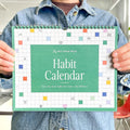 Habit Tracker Calendar & to Do List Planner, Spiral Bound Habit Tracker with Writable Goals, 12 Months Undated, 8"X10â