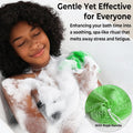 Authentic African Net Sponge with Knots - 2 Pieces Exfoliating Body Sponge Purple & Green - Back Scrubber Shower Exfoliator for Women Personal