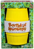Spin Master Games, Barrel of Monkeys, Retro Linking Fun for Preschoolers, Family Games, 1 & Up Players, for Ages 3 & Up Barrel of Monkeys - Retro