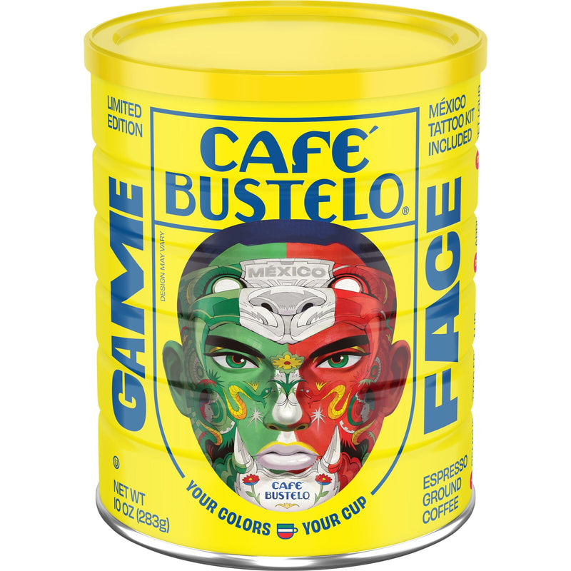 Café Bustelo Espresso Style Dark Roast Ground Coffee, 10 Oz. Can | Packaging May Vary 10 Ounce (Pack of 1)