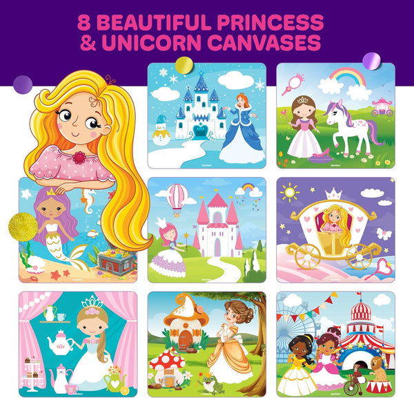 Dot Stickers Art for Kids - Sticker Books for Toddlers 2-4 Years - Arts and Crafts for Kid Ages 2-4 3-5 4-6 - 4 Year Old Girl Birthday Gifts -