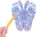 Broman Reflexology Socks with Trigger Point Massage Tool, Foot Pain Relief Remedy for Foot Massage,Women's Size WomenSize