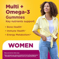 Nature Made Womens Gummy Multivitamins with Omega-3, 150 Gummies Strawberry, Lemon & Orange 150 Count (Pack of 1)