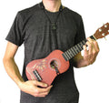 Classical Guitar, Mariachi or Ukulele Strap with Adjustable Length Neck Loop and No-Mar J Hook Mariachi Black Nylon