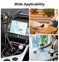 3-in-1 Retractable Multi Charging Cable, 100W Fast Charging USB-C/A to Lightning/USB-C/Micro USB Phone Charger Cord for iPhone 16/15, Samsung,