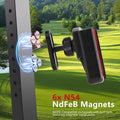 Industrial-Strength Magnetic Phone Holder for Golf Carts - 360° Adjustable | Quick Release, Secures iPhone 15 Pro/Samsung S24 Ultra on EZGO/Club