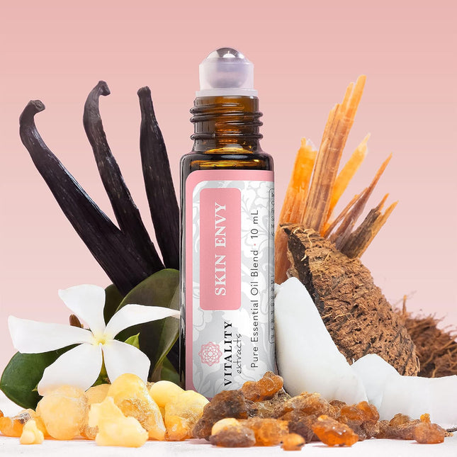Vitality Extracts Skin Envy - Face Moisturizer Serum, Coconut Oil, Collagen, Vit