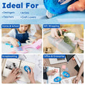TMOL 6 Pack Scrapbook Tape, 26 Ft x 0.31 in Double Sided Tape Roller, Permanent Adhesive Tape Dispenser Runner, Photo-Safe Glue Tape Roller for