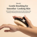 Kitsch Dry Brushing Body Brush for Lymphatic Drainage 1 Count Black