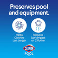 CloroxÂ® Pool&Spaâ¢ Swimming Pool Chlorine Stabilizer, Helps Chlorine Last Longer, Saltwater Pool Compatible, 4LB (Pack of 1)