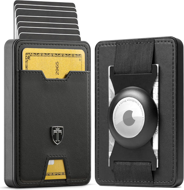 TRAVANDO Swype Slim Wallet for Men Metal RFID Blocking Mens Wallet Card Case