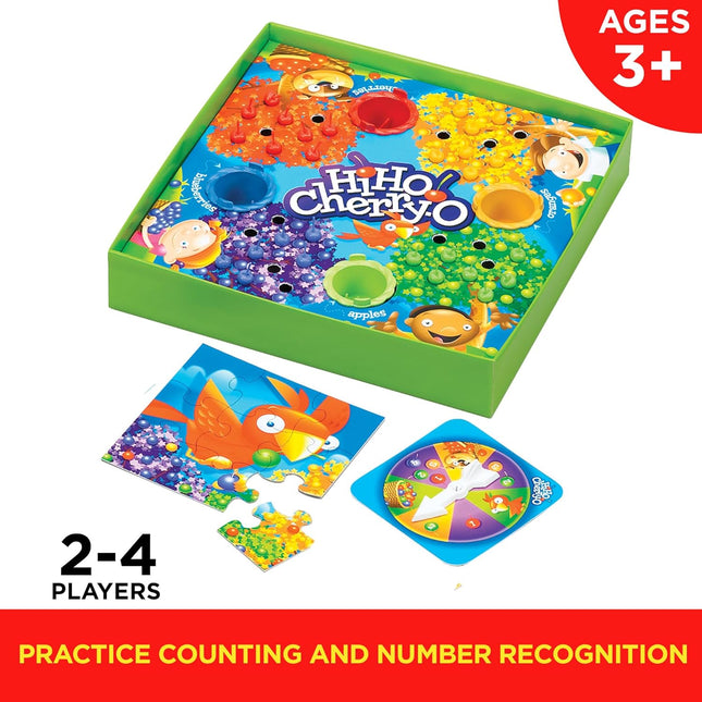 Hasbro Gaming Hi Ho Cherry-O Board Game for 2 to 4 Players Kids Ages 3 and up (A