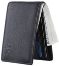 Gostwo Mens Wallet RFID Blocking Slim Minimalist Bifold Wallet with ID Window & Business Card Holder, Thin Front Pocket Design, Stylish Wallet for