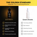 Golden Grooming Beard Oil for Men - Natural Beard Conditioner with Sweet Almond, Golden Jojoba & Argan Oil - Hydrating Beard Softener with Vitamin