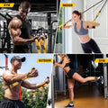 Heavy Resistance Bands for Working Out, 300lbs/360lbs Heavy Exercise Bands with Handles, Resistance Bands for Men, Weight Bands Set for Muscle