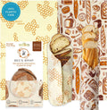 Bee's Wrap Vegan Beeswax Wraps for Bread - Beeswax Bread Wrap for Sourdough & Bread Storage - Made in USA Reusable Natural Food Wrap - Meadow