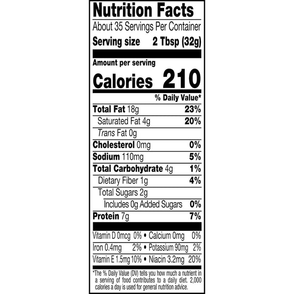 SKIPPY Creamy Peanut Butter Spread, No Sugar Added Peanut Butter, 40 Oz Jar | 7g Protein Per Serving 40 Ounce (Pack of 1)