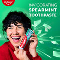 Colgate Max Fresh with Whitening Toothpaste with Mini Breath Strips, Clean Mint Toothpaste for Bad Breath, 6.3 Oz Tube
