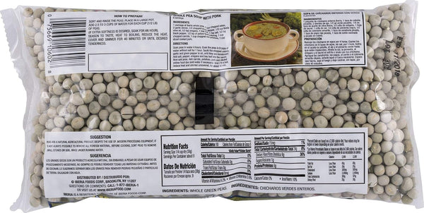 Iberia Whole Green Peas, 12 Oz 12 Ounce (Pack of 1) Whole Green Peas