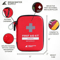 Breakwater Supply™ First Aid Kit for Car, Home, Office, Travel, Dorm, Businesses, 101 Piece HSA FSA Household & AirBNB Essentials Medical Kit &
